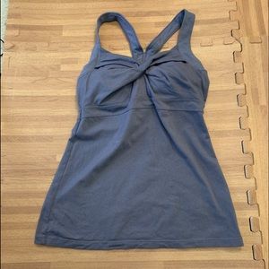 ATHLETA Jaya Tank Top Gray Size M